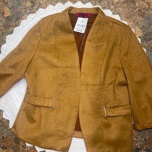 Camel color blazer, new with tags size extra large